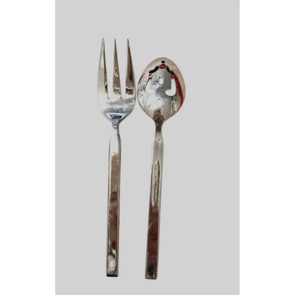 Cambridge TOWNHOUSE SS Flatware Serving Fork & Slotted Serving Spoon Replacement